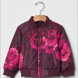 Floral Gap Bomber Jacket 5T